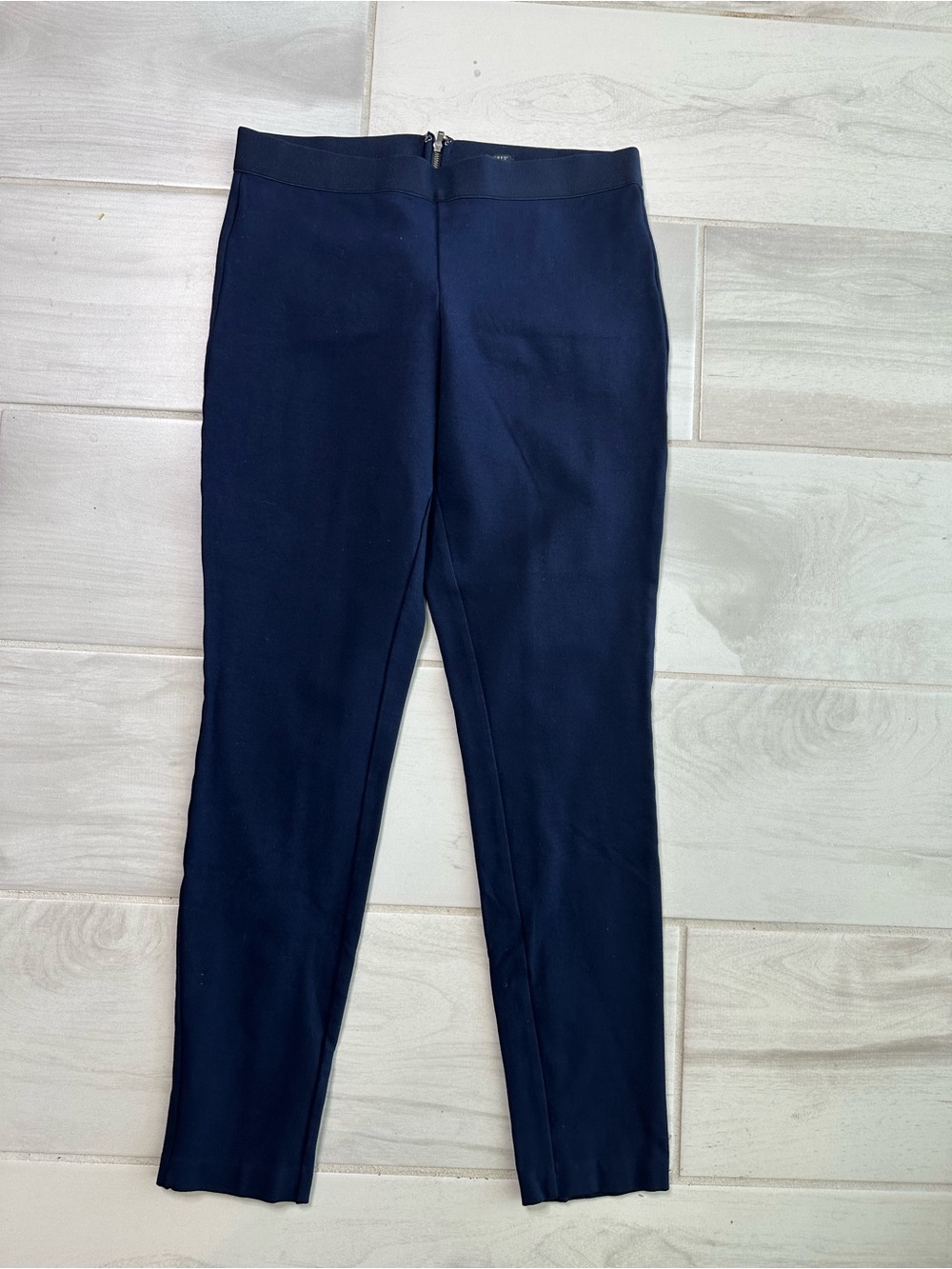 J.Crew Blue Leggings Women’s Size 8 M Elastic Waist Stretch Pants